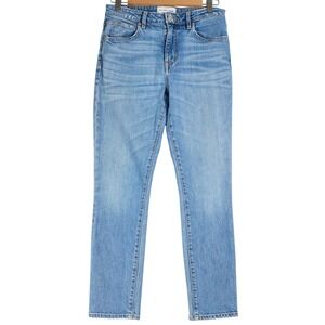 SLVRLAKE Luo Luo Straight Leg Jeans Blue Bird Wash LLOJ701S Size 28